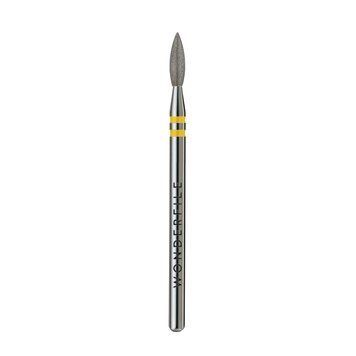 Freză diamantată WONDERFILE &bdquo;Flacără ascuțită DUO&rdquo; 2,3 mm, galbenă WFDNF23Y foto