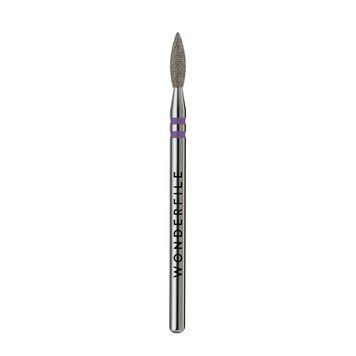 Freză diamantată WONDERFILE &bdquo;Flacără ascuțită DUO&rdquo; 2,3 mm, violet WFDNF23V foto