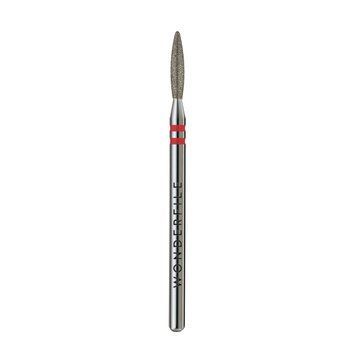 Freză diamantată WONDERFILE &bdquo;Flacără boantă DUO&rdquo; 2,1 mm, roșie WFDNBF21R foto