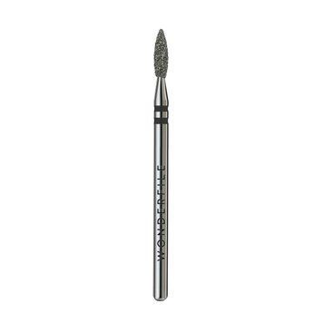 Freză diamantată WONDERFILE &bdquo;Flacără ascuțită DUO&rdquo; 2,1 mm, neagră WFDNF21BK foto