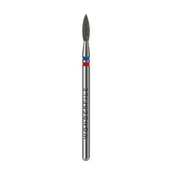 Freză diamantată WONDERFILE &bdquo;Flacără ascuțită DUO&rdquo; 2,3 mm, albastru-roșie WFDNF23BR foto
